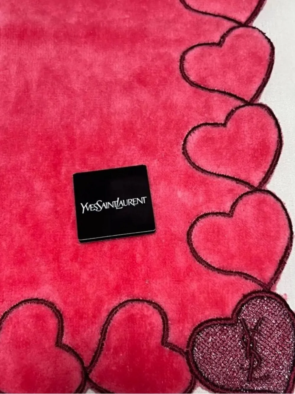 YSL Pink Heart Towel - NWT